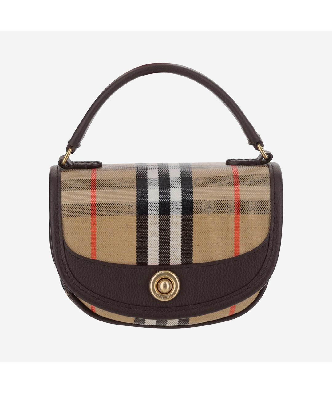 BURBERRY Бежевая сумка с короткими ручками, фото 6