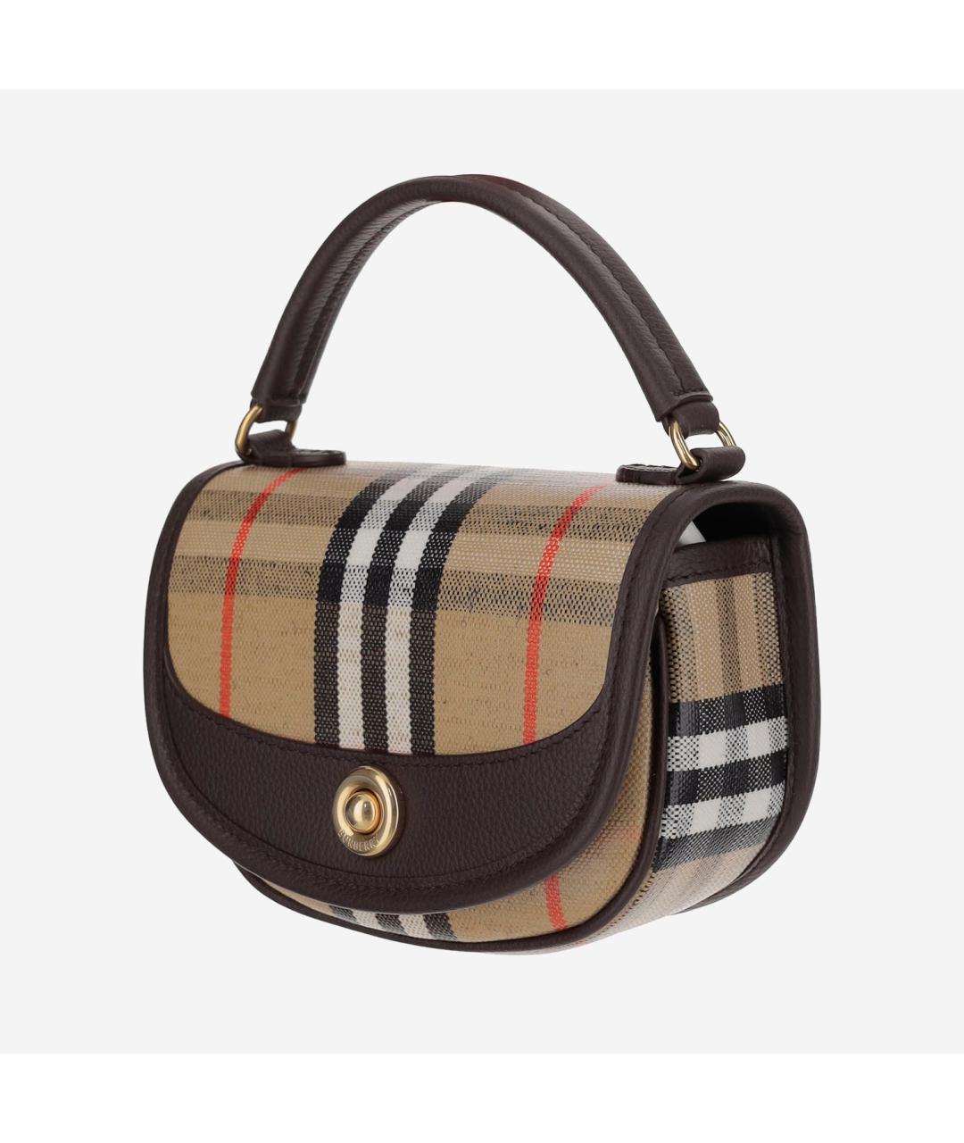 BURBERRY Бежевая сумка с короткими ручками, фото 2