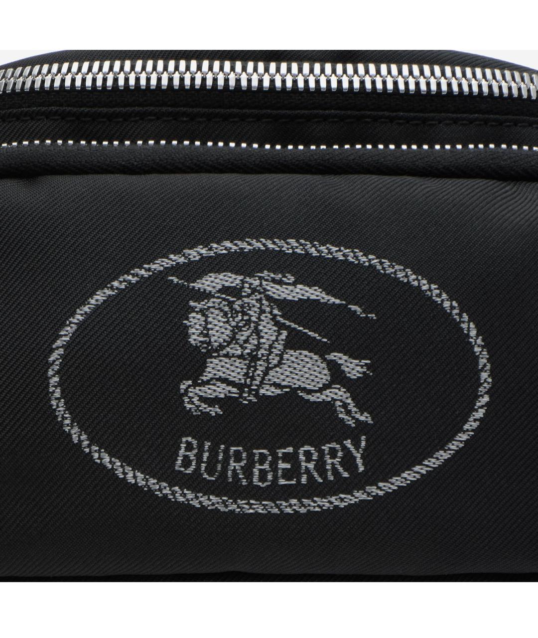 BURBERRY Черная поясная сумка, фото 4