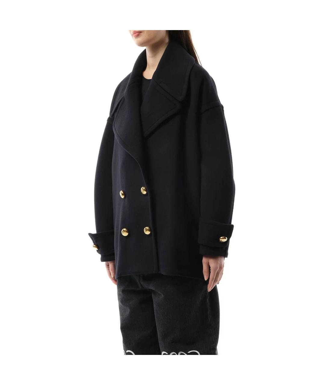 LOEWE Синее хлопковое пальто, фото 3