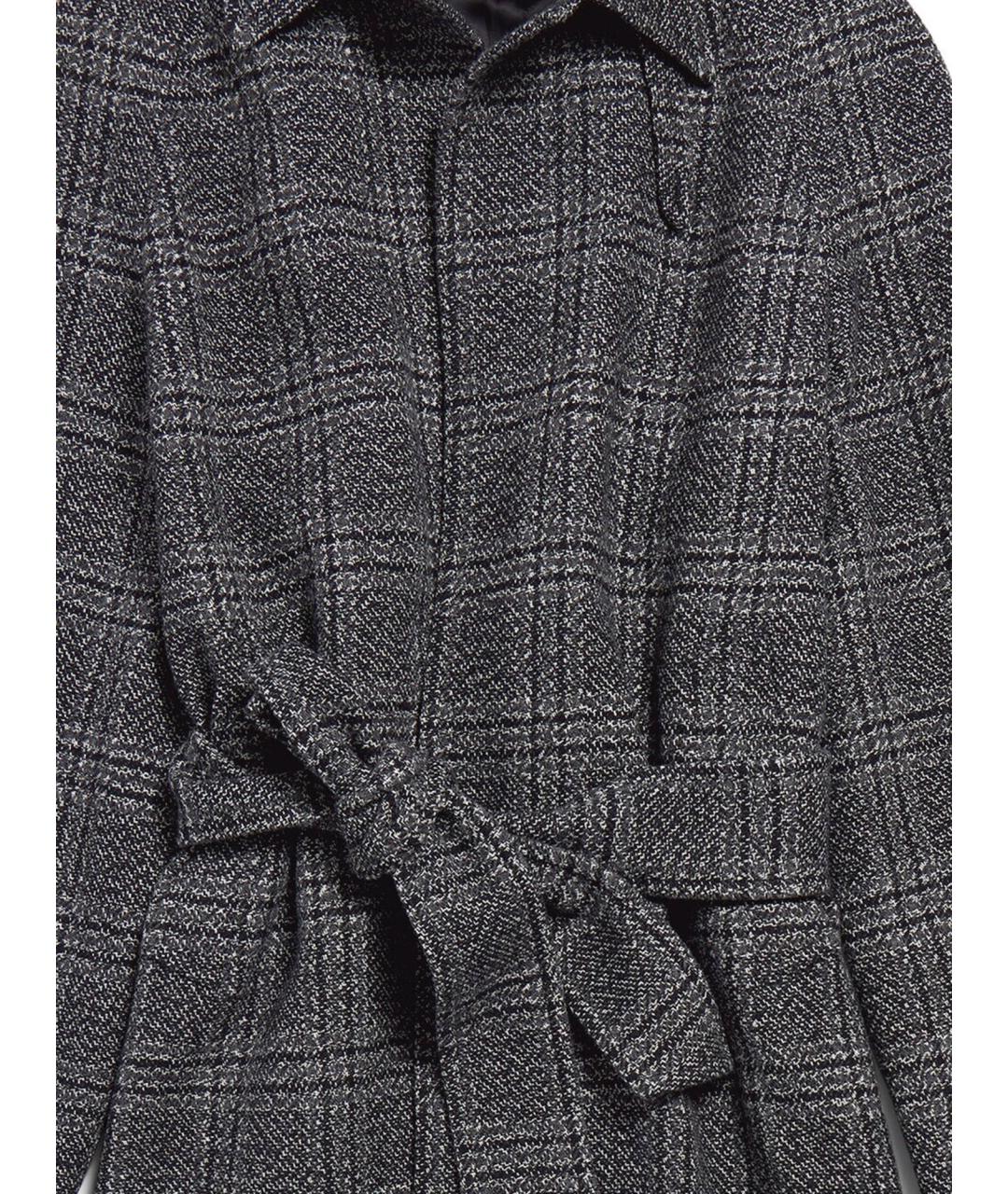 BALENCIAGA Серое хлопковое пальто, фото 3