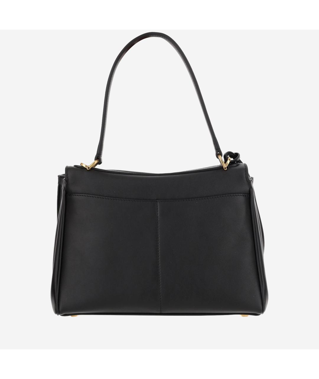 BALENCIAGA Черная кожаная сумка тоут, фото 3