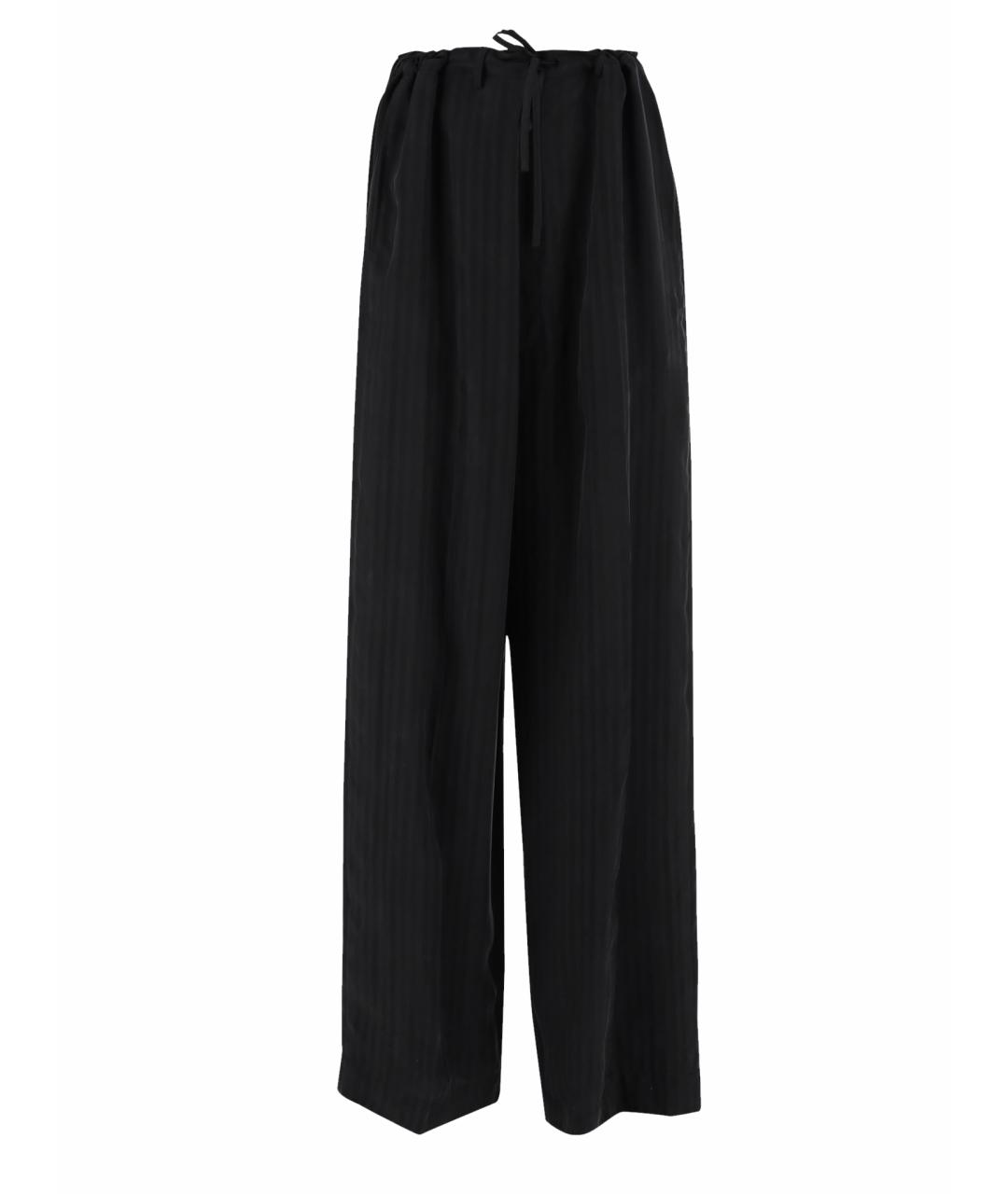 BALENCIAGA Черные прямые брюки, фото 1