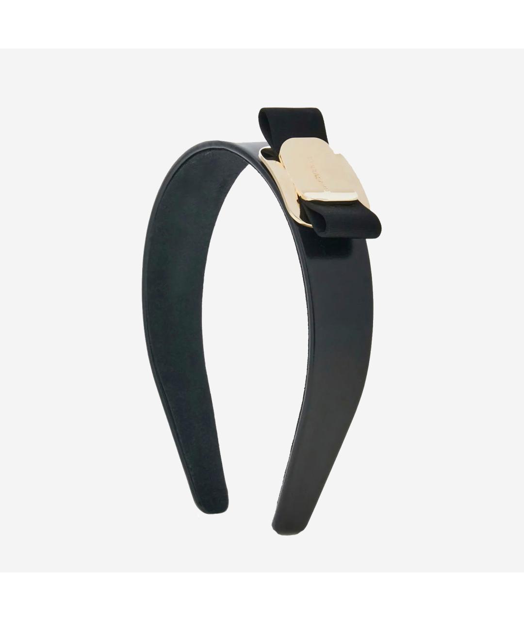 FERRAGAMO Черный ободок, фото 4
