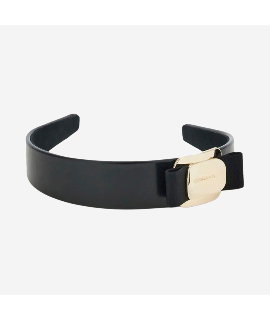FERRAGAMO Черный ободок, фото 2