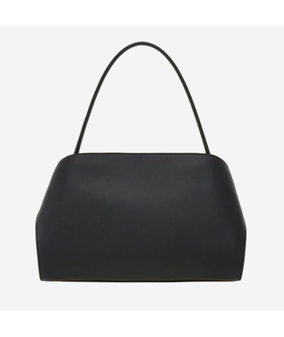 FERRAGAMO Черная кожаная сумка тоут, фото 3