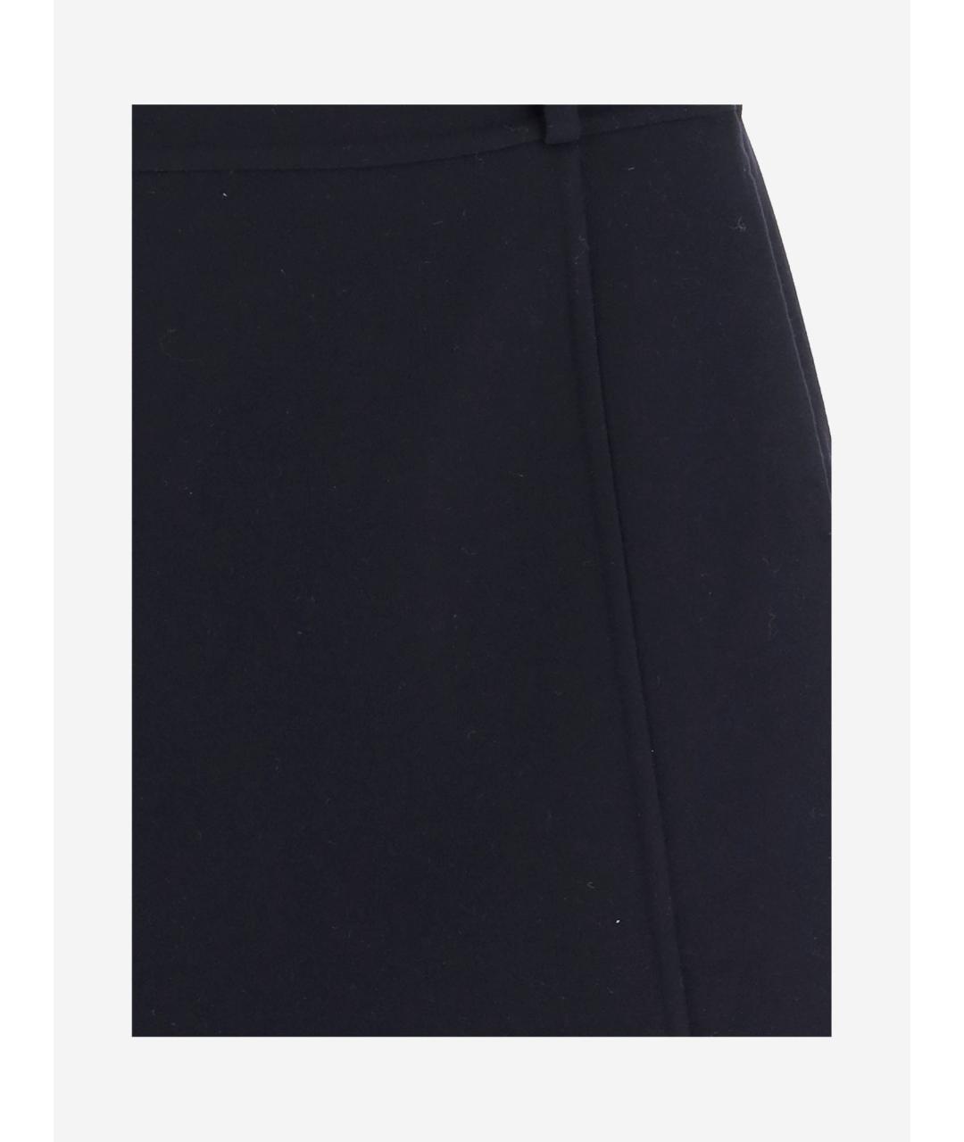 JIL SANDER Темно-синяя юбка мини, фото 3