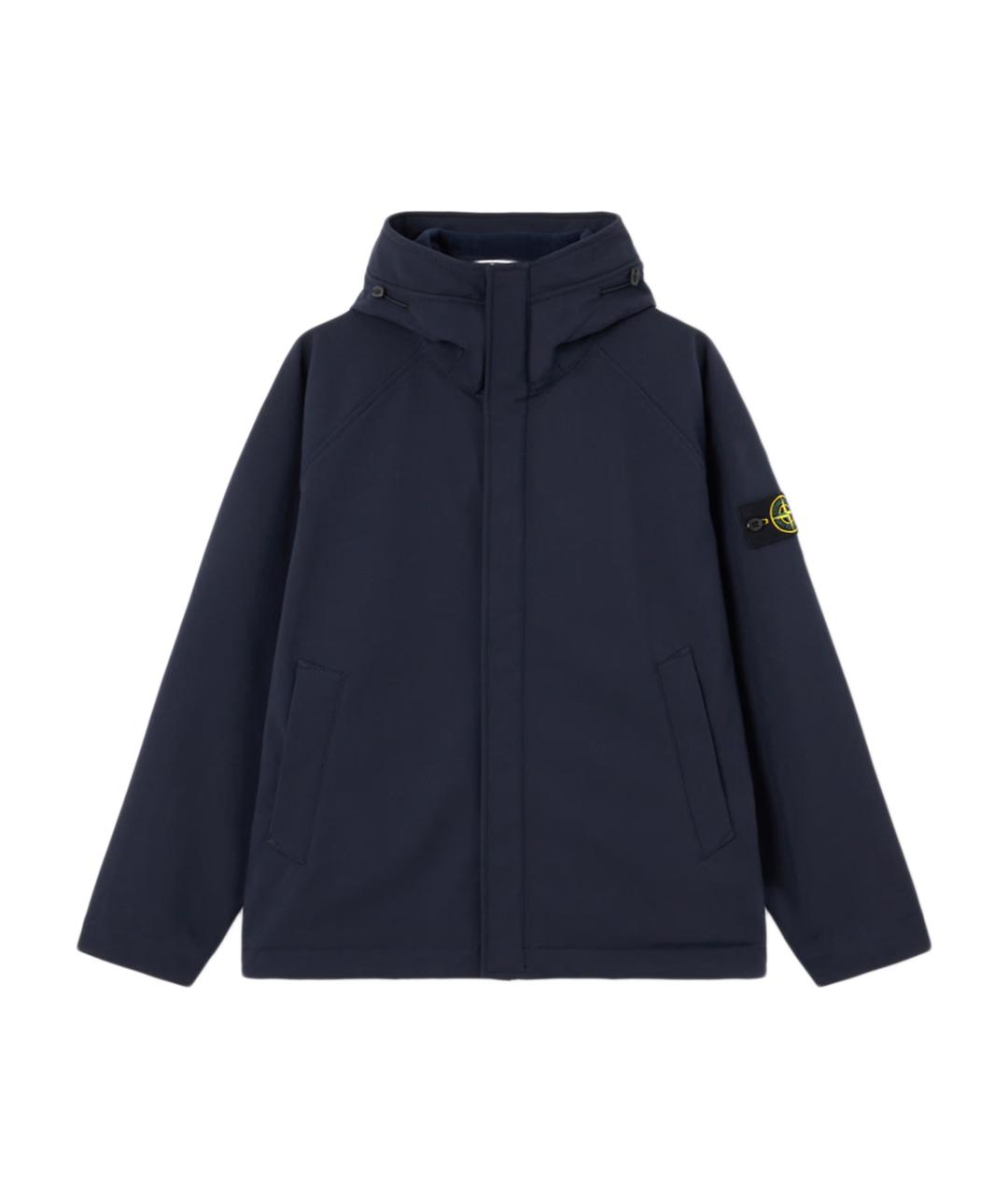 STONE ISLAND Темно-синяя куртка, фото 1