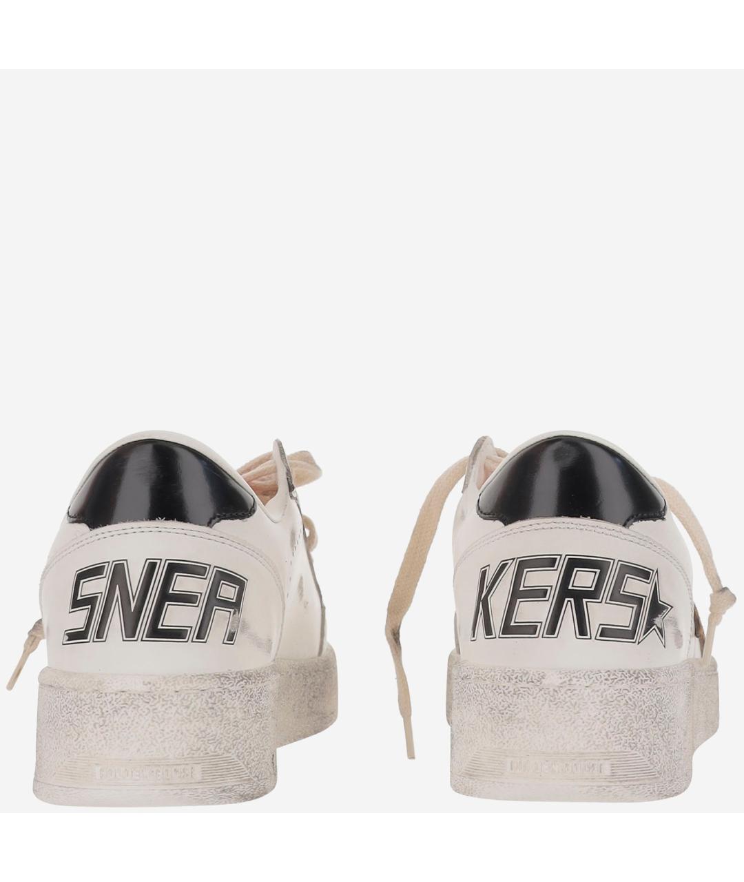 GOLDEN GOOSE DELUXE BRAND Белые кожаные кеды, фото 4