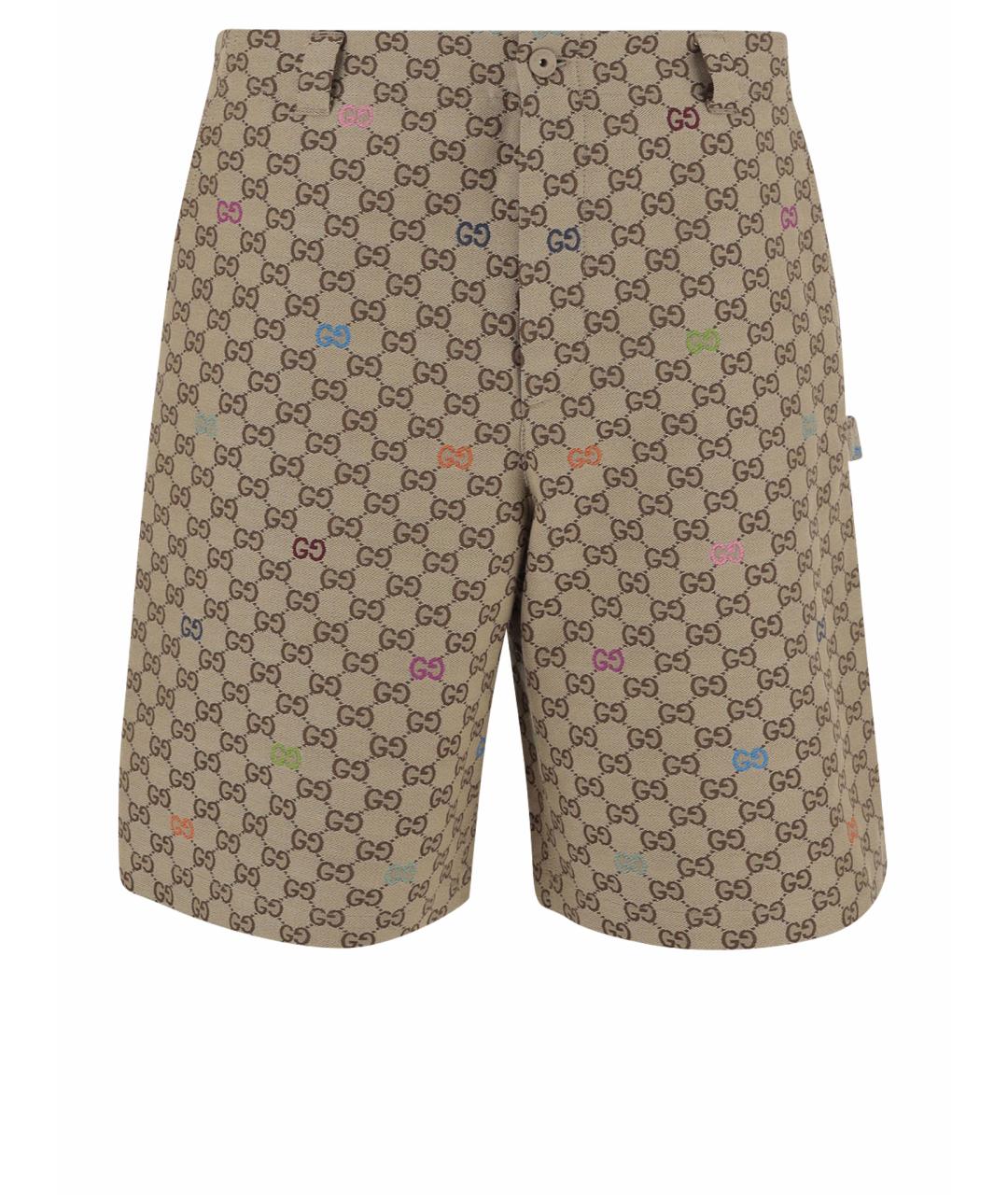 GUCCI Бежевые шорты, фото 1