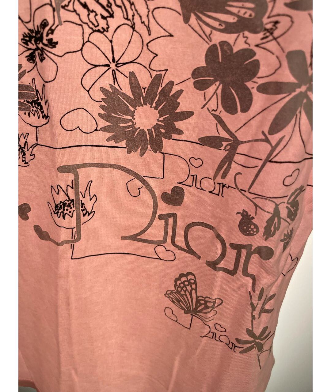 CHRISTIAN DIOR Розовый детская футболка / топ, фото 2