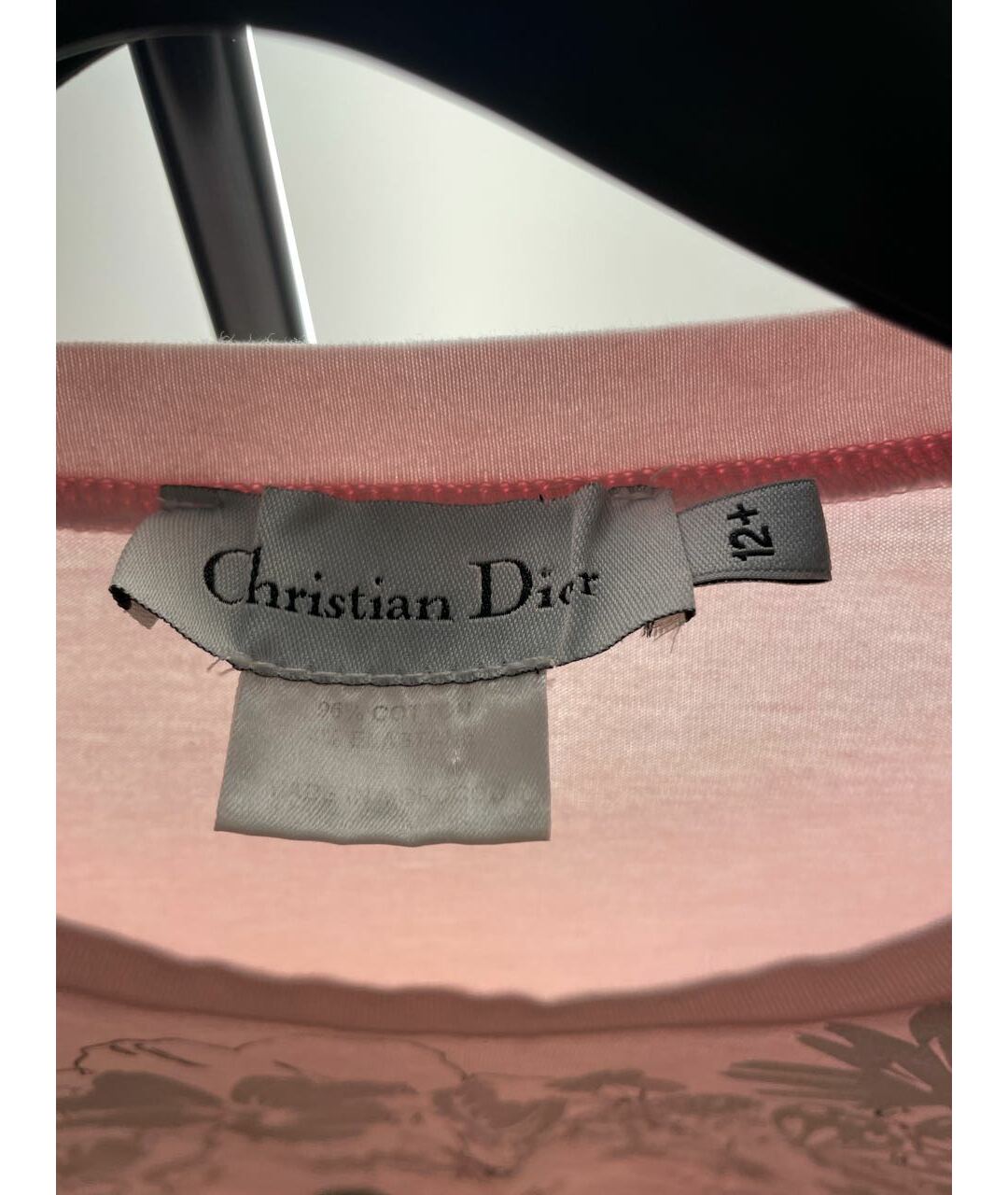 CHRISTIAN DIOR PRE-OWNED Розовый детская футболка / топ, фото 3