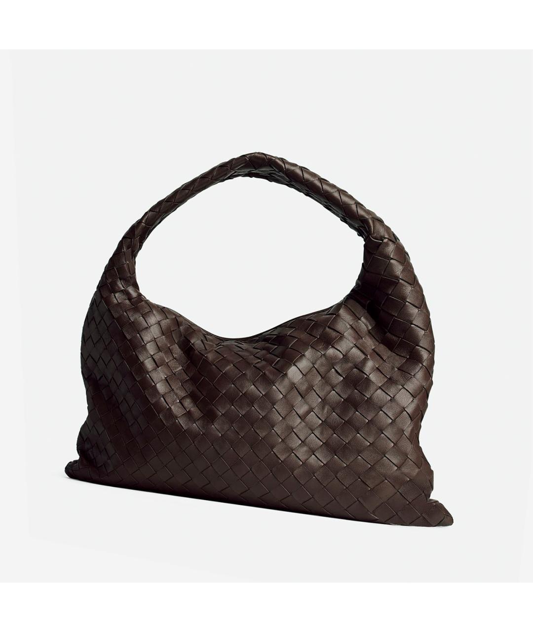 BOTTEGA VENETA Коричневая кожаная сумка с короткими ручками, фото 2