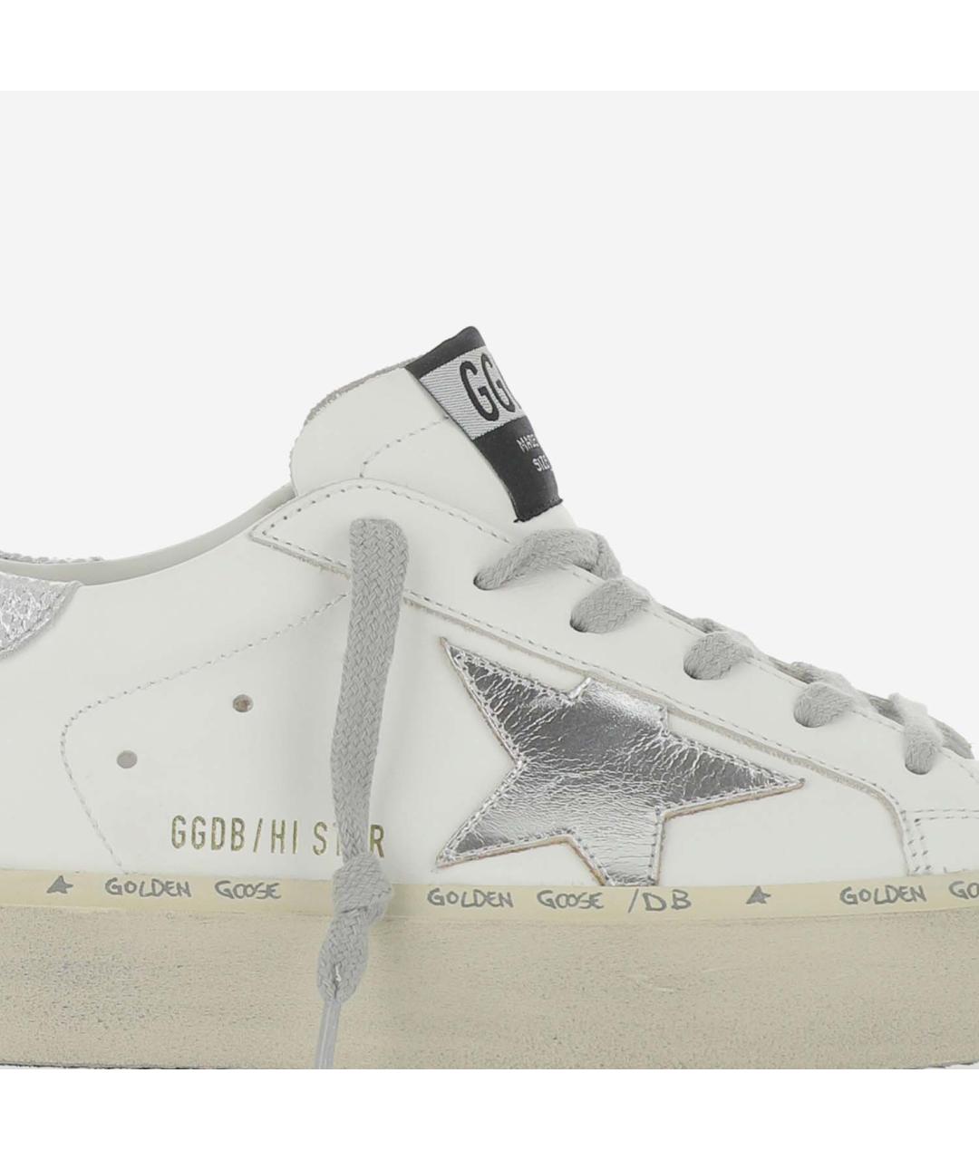 GOLDEN GOOSE DELUXE BRAND Белые кожаные кеды, фото 5