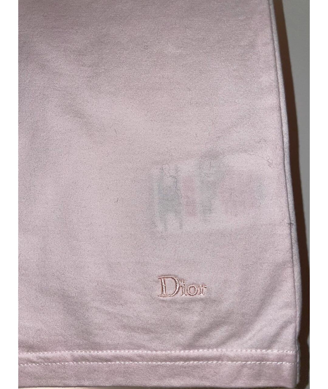 CHRISTIAN DIOR PRE-OWNED Розовый хлопковый детская футболка / топ, фото 2