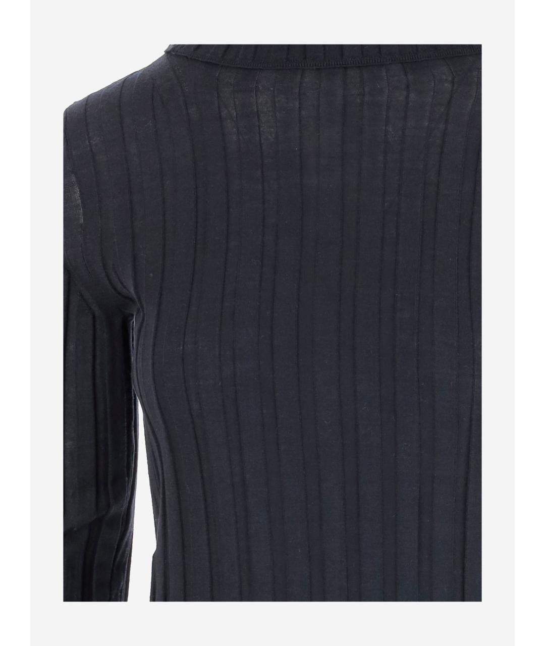 Carven Темно-синяя водолазка, фото 3
