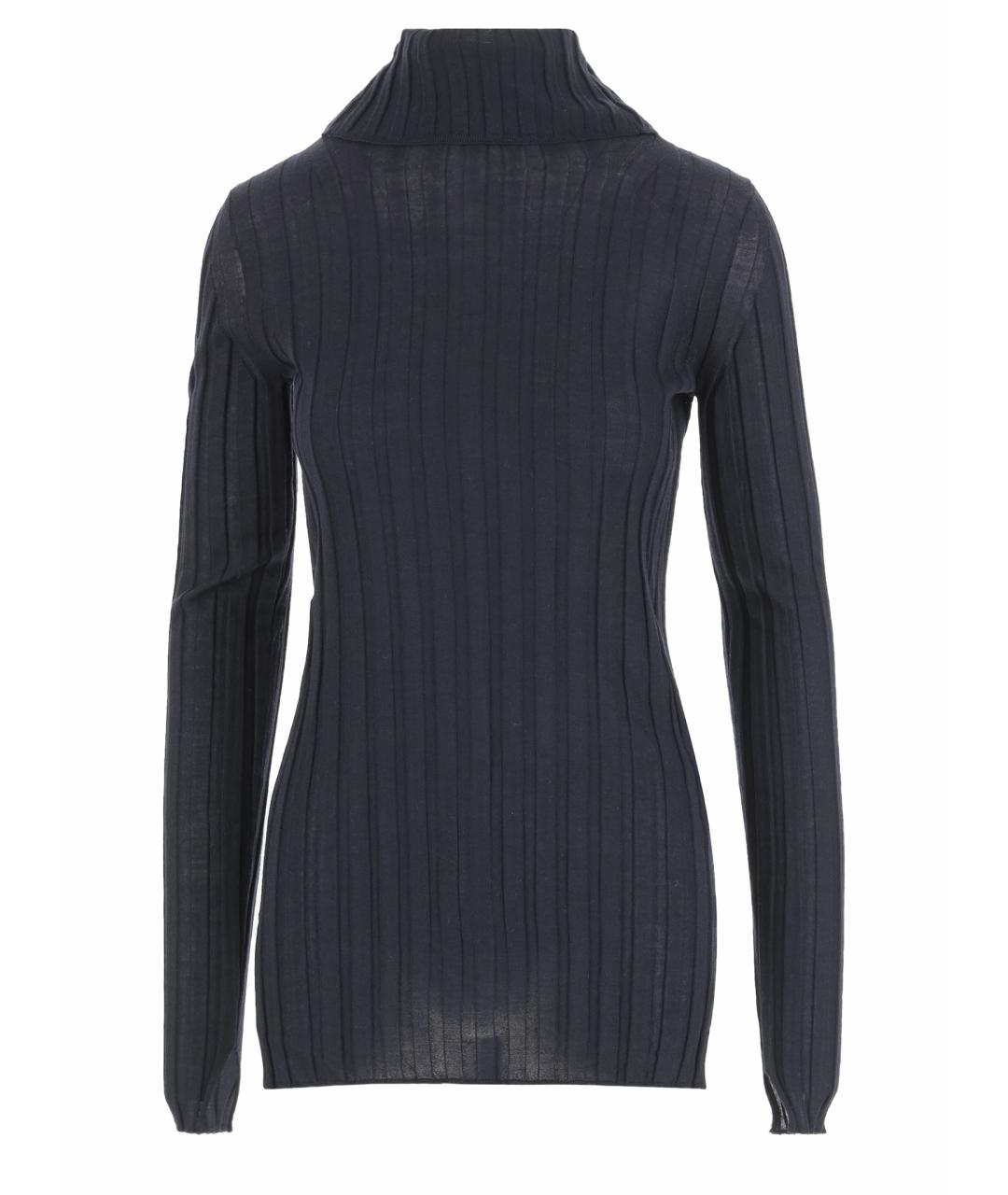 Carven Темно-синяя водолазка, фото 1