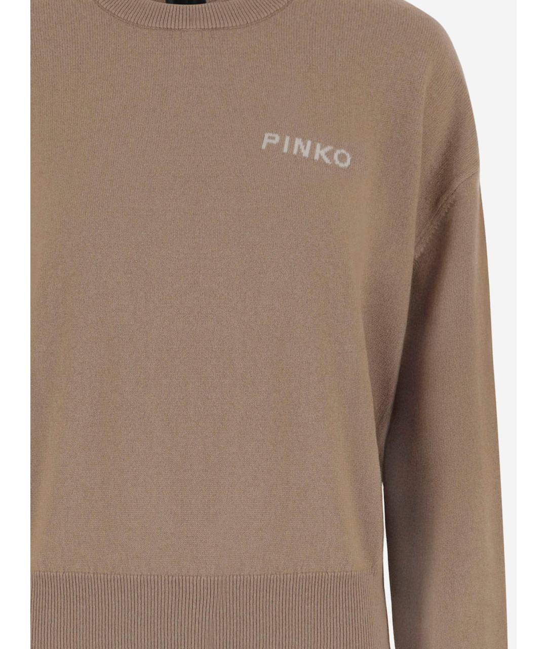 PINKO Бежевый джемпер / свитер, фото 3