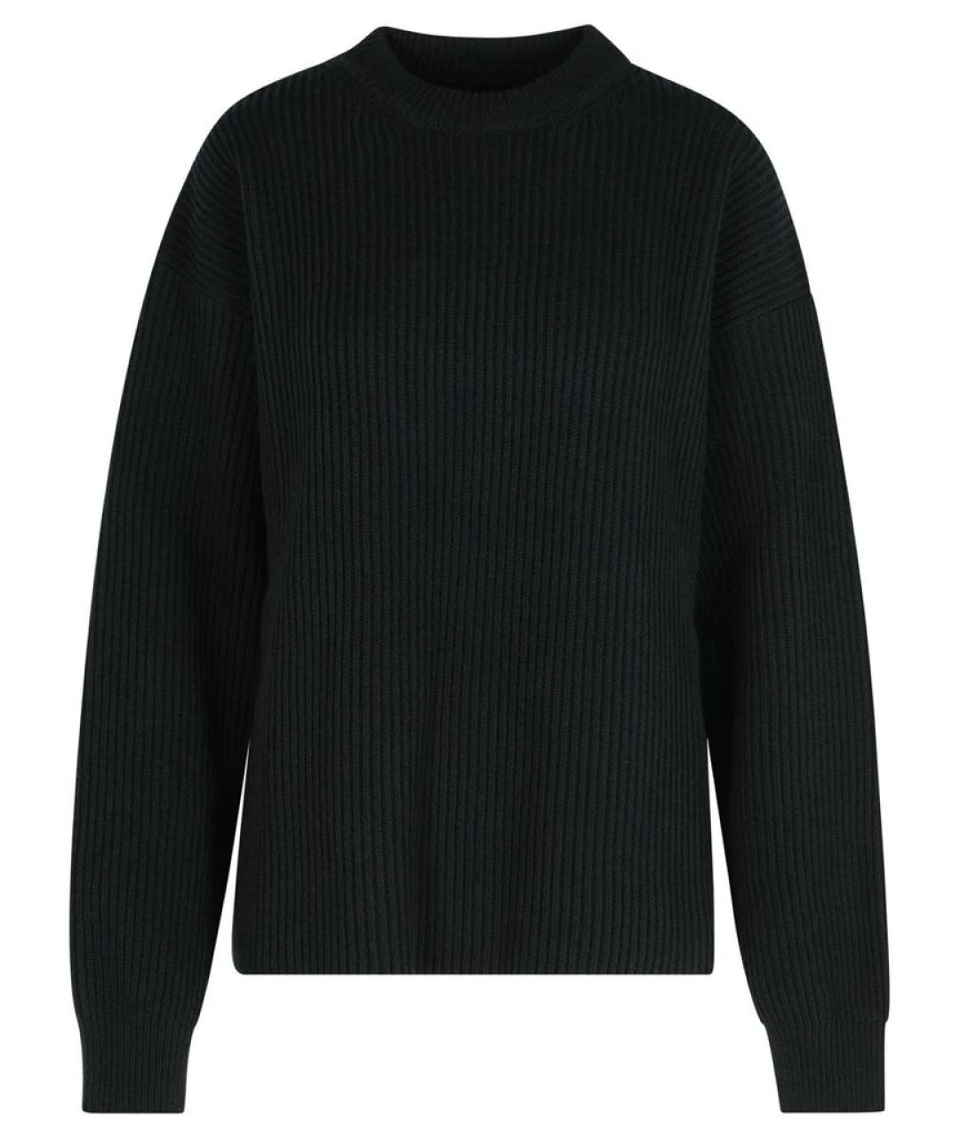 JIL SANDER Черный шерстяной джемпер / свитер, фото 4