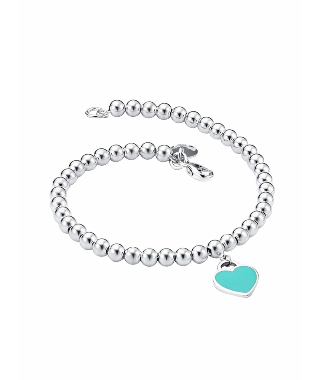 TIFFANY&CO Бирюзовый серебряный браслет, фото 1