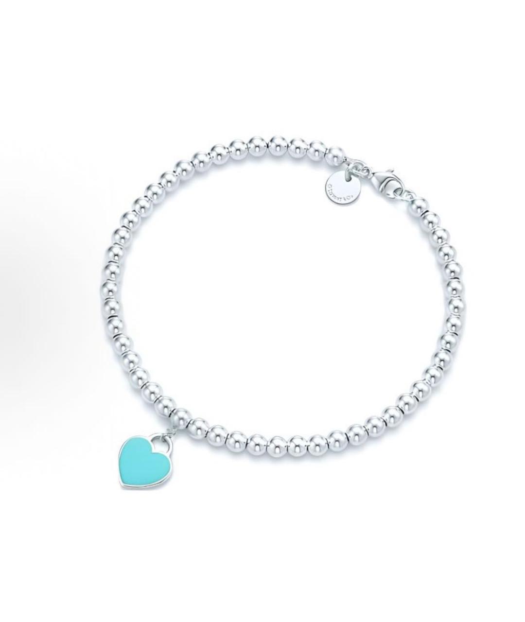 TIFFANY&CO Бирюзовый серебряный браслет, фото 2
