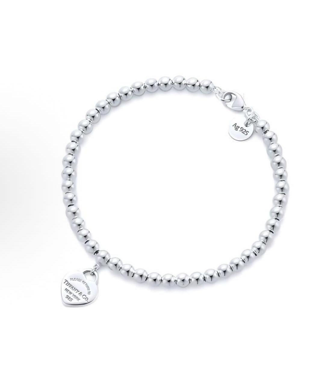 TIFFANY&CO Бирюзовый серебряный браслет, фото 3