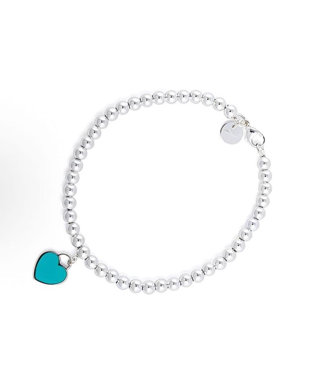 TIFFANY&CO Бирюзовый серебряный браслет, фото 4