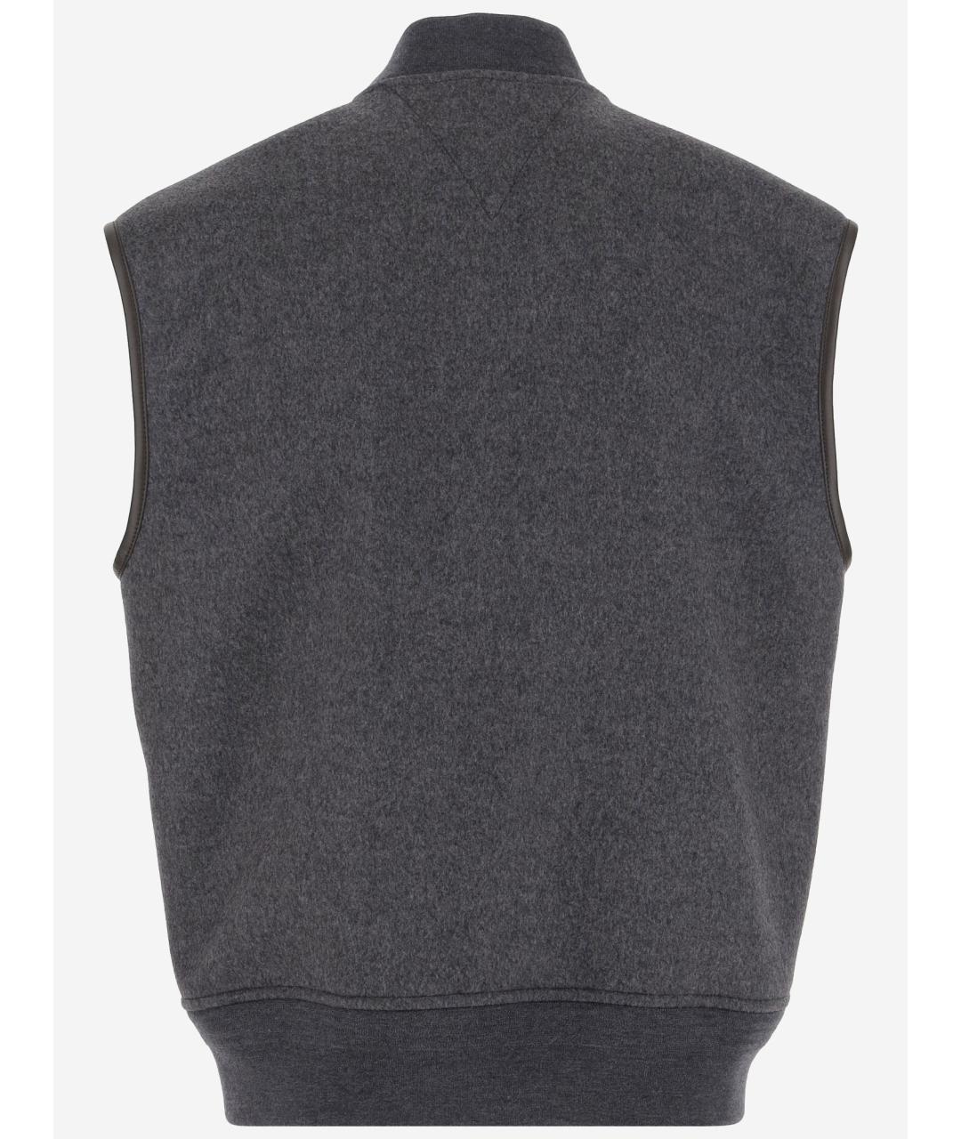 BOTTEGA VENETA Серый жилет, фото 2