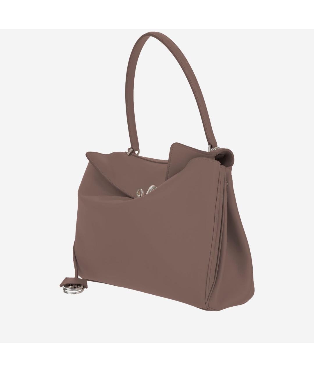 BALENCIAGA Коричневая сумка тоут, фото 2