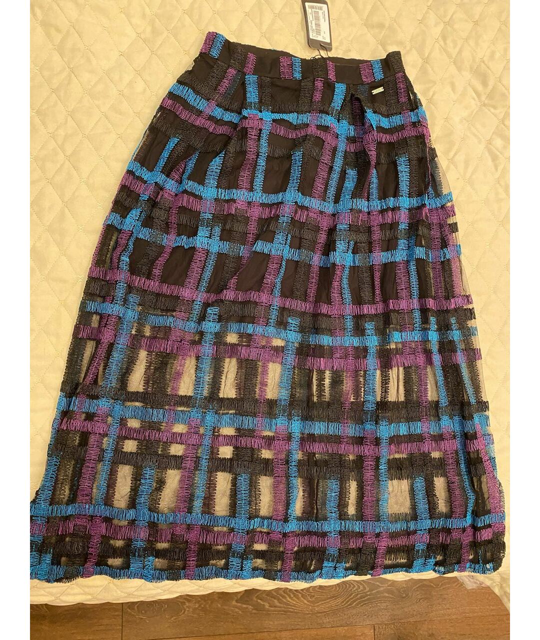 ARMANI EXCHANGE Полиэстеровая юбка миди, фото 2