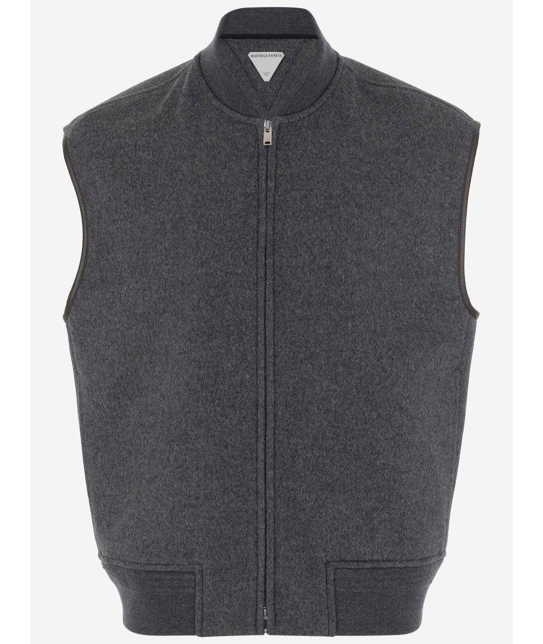 BOTTEGA VENETA Серый жилет, фото 4