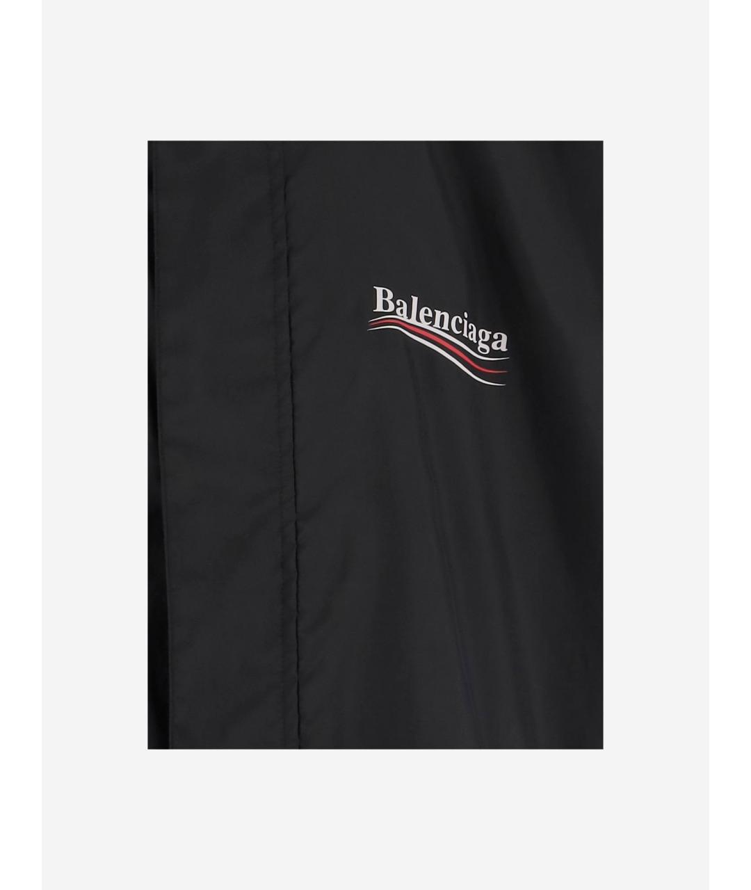 BALENCIAGA Черная полиэстеровая куртка, фото 3