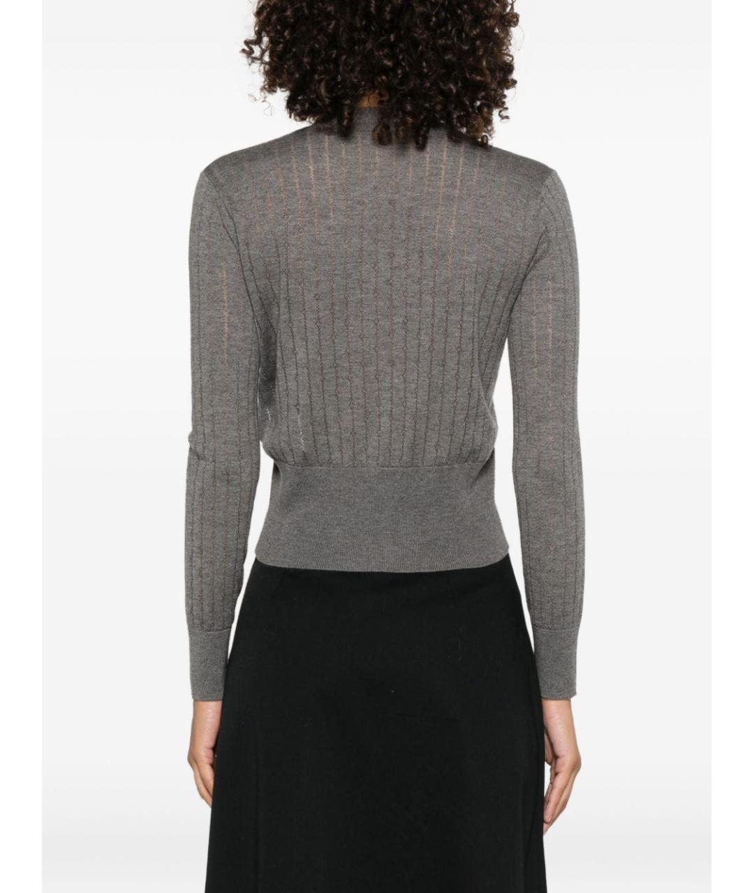 MAX MARA Антрацитовый кардиган, фото 4