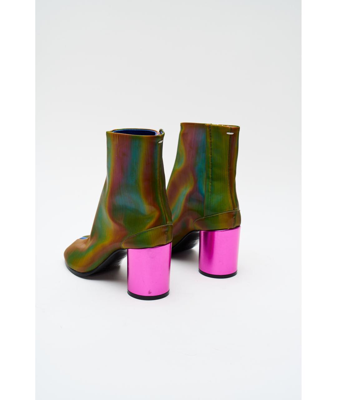 MAISON MARGIELA Мульти синтетические ботильоны, фото 4