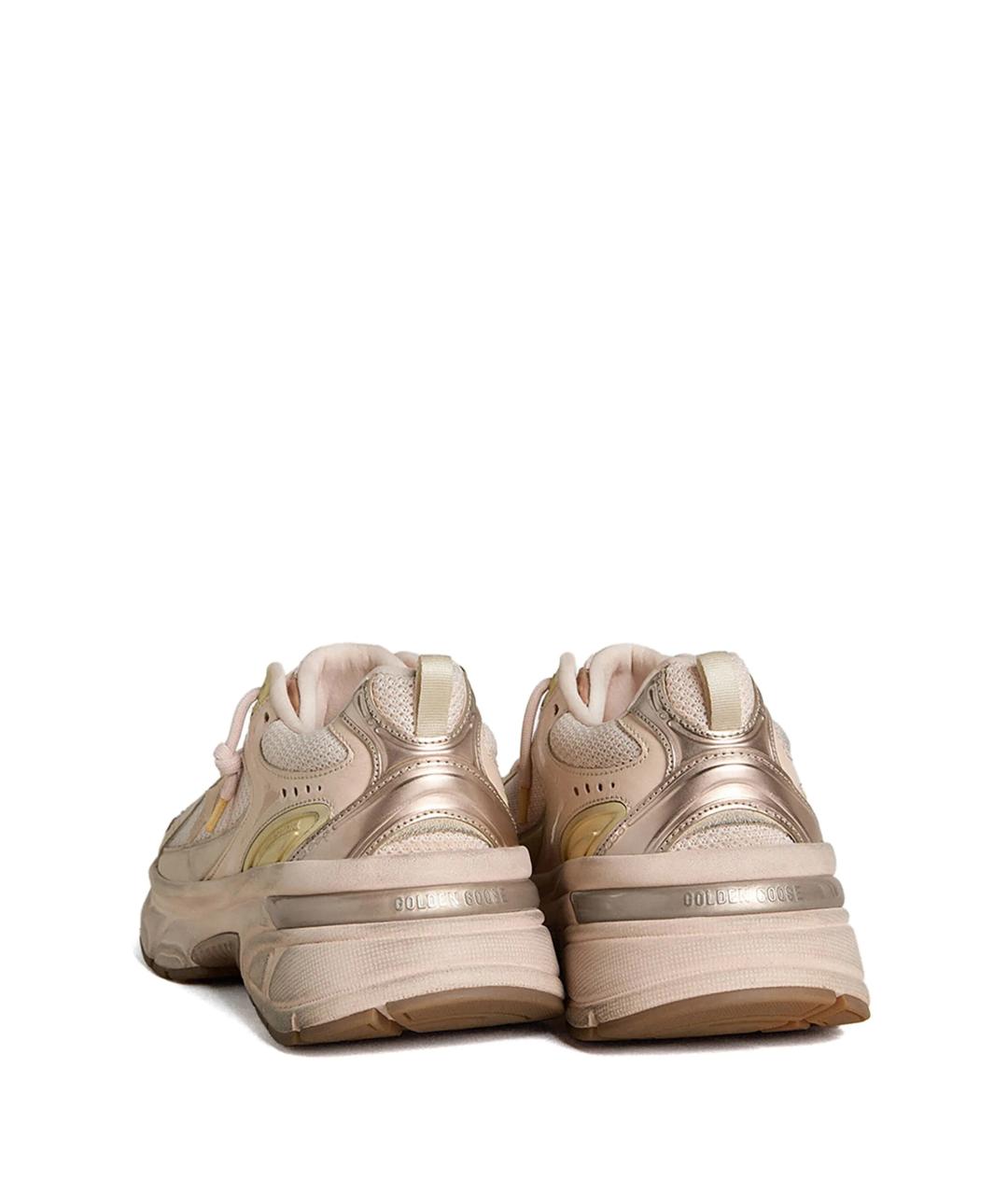 GOLDEN GOOSE DELUXE BRAND Бежевые синтетические кроссовки, фото 3