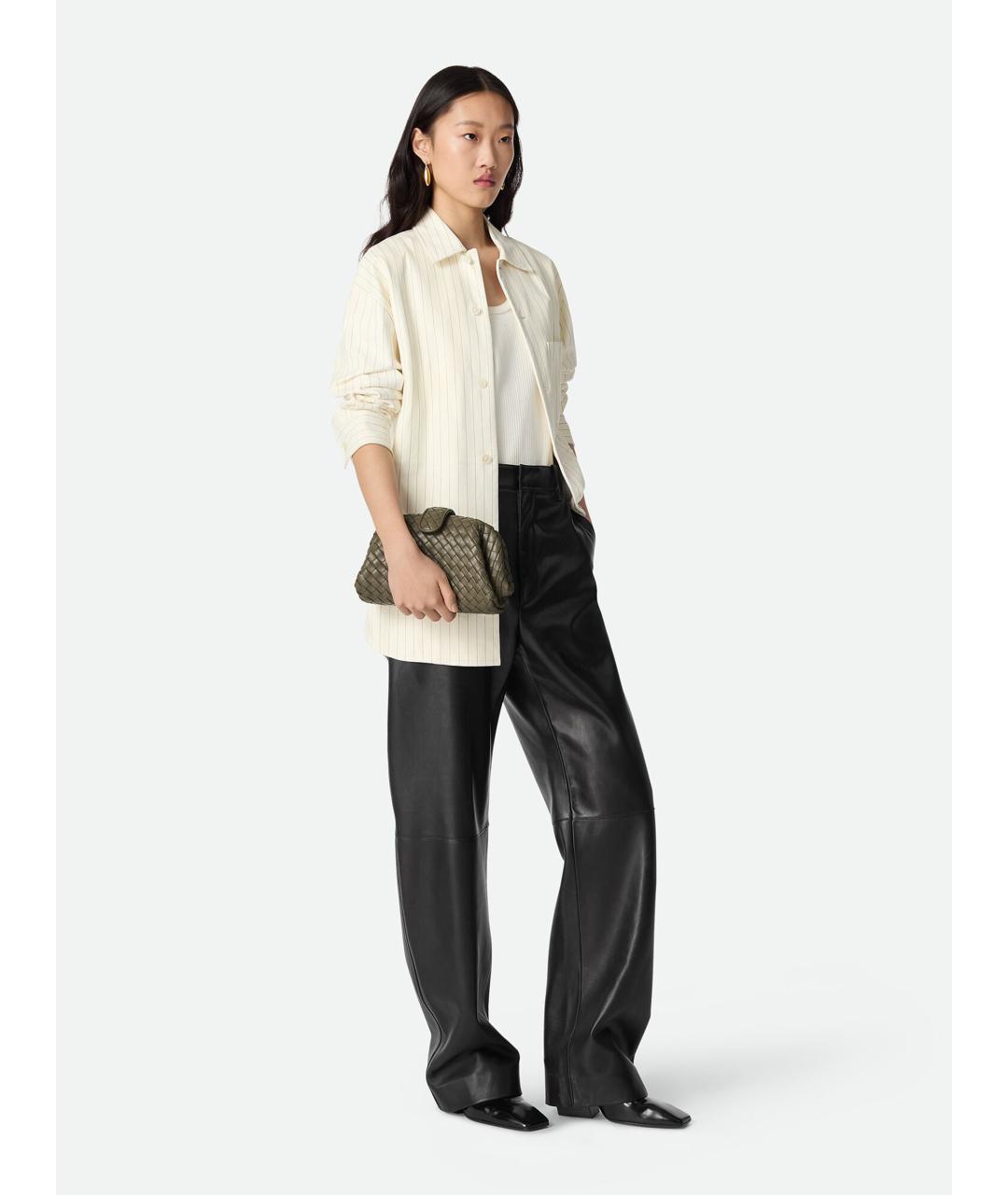 BOTTEGA VENETA Зеленая кожаная сумка через плечо, фото 2