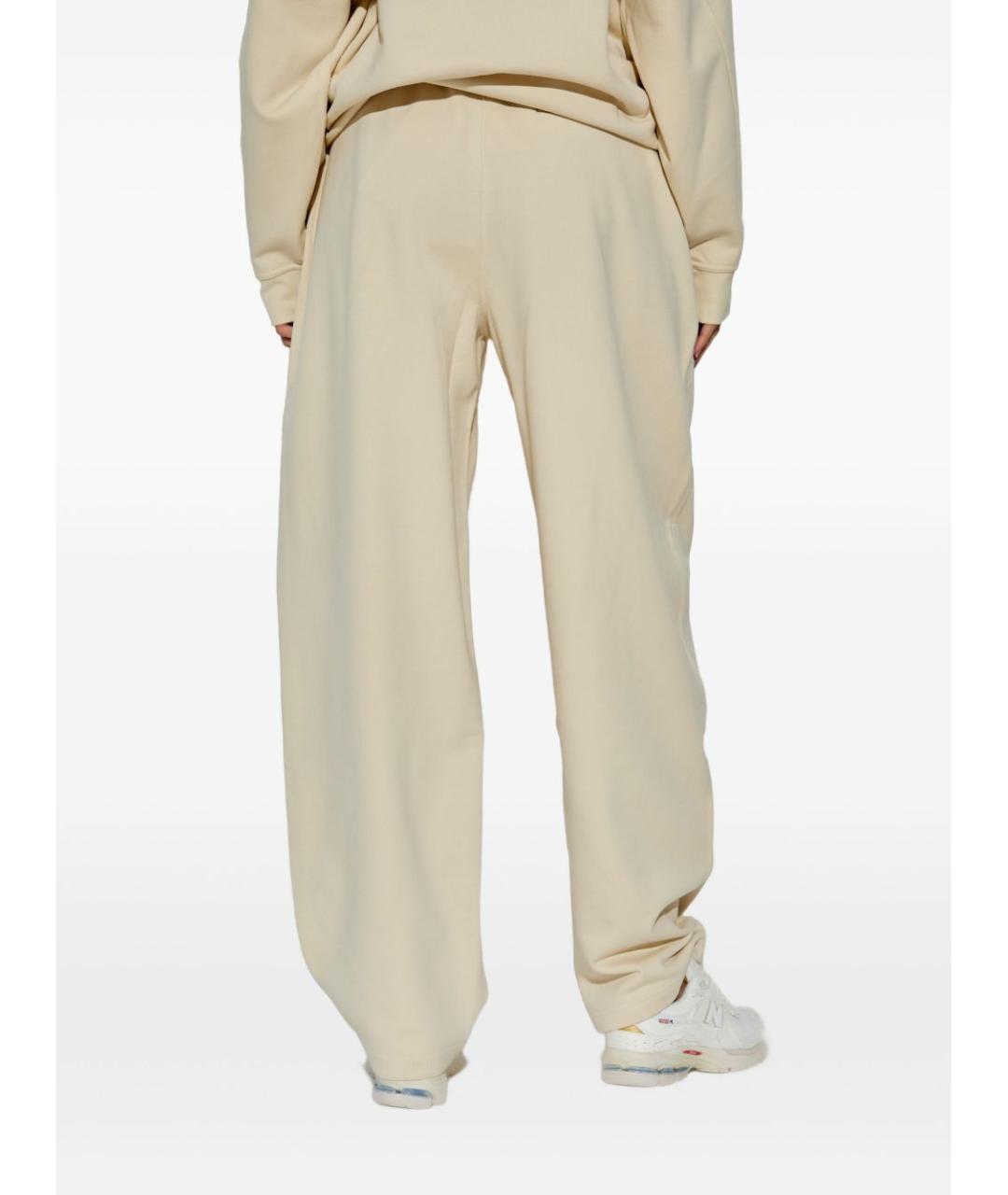 SPORTMAX Бежевые брюки широкие, фото 4