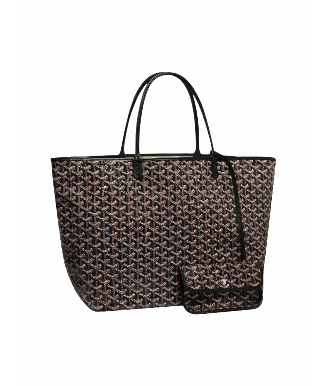 GOYARD Коричневая сумка тоут, фото 1