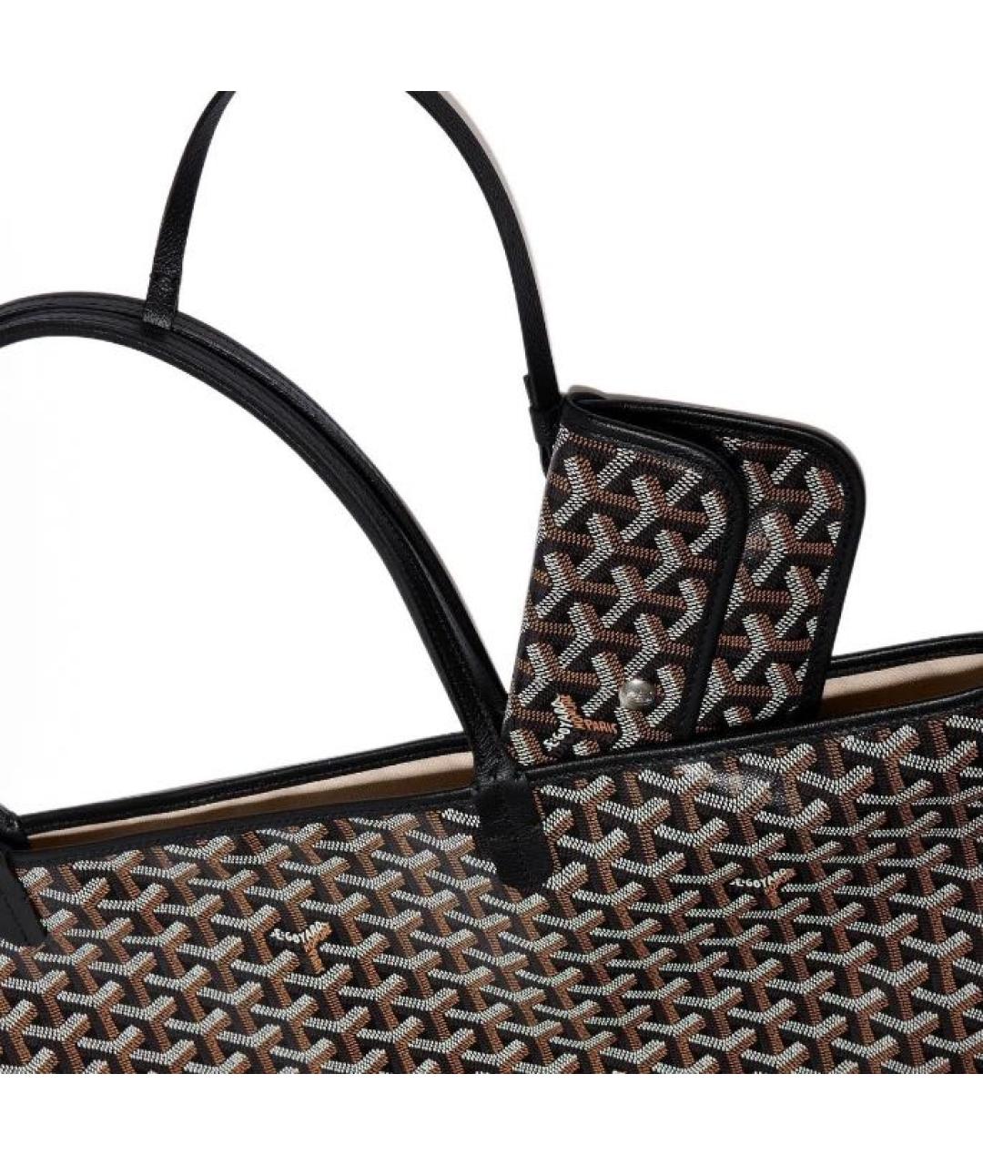 GOYARD Коричневая сумка тоут, фото 4