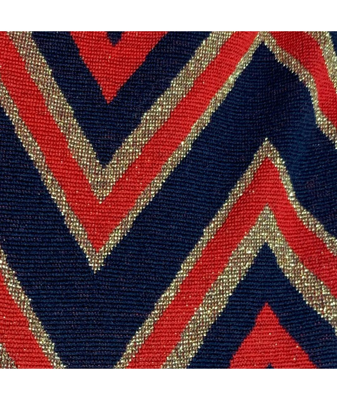 GUCCI Мульти шерстяное повседневное платье, фото 4