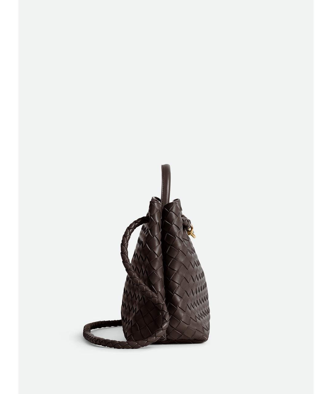 BOTTEGA VENETA Коричневая кожаная сумка тоут, фото 4