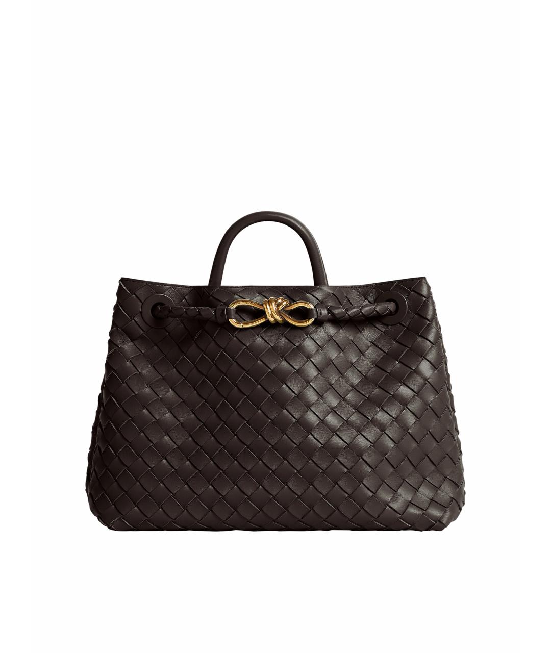 BOTTEGA VENETA Коричневая кожаная сумка тоут, фото 1