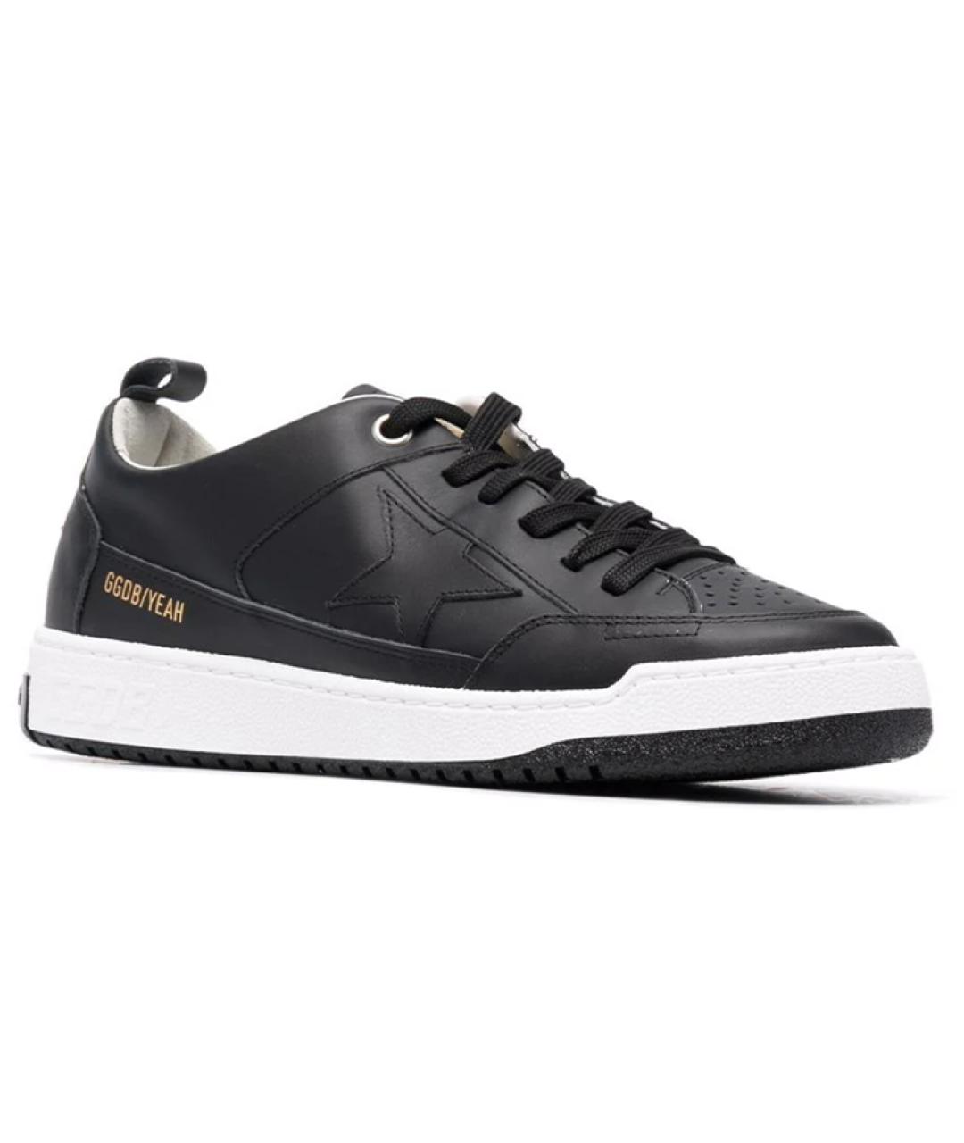 GOLDEN GOOSE DELUXE BRAND Черные низкие кроссовки / кеды, фото 3