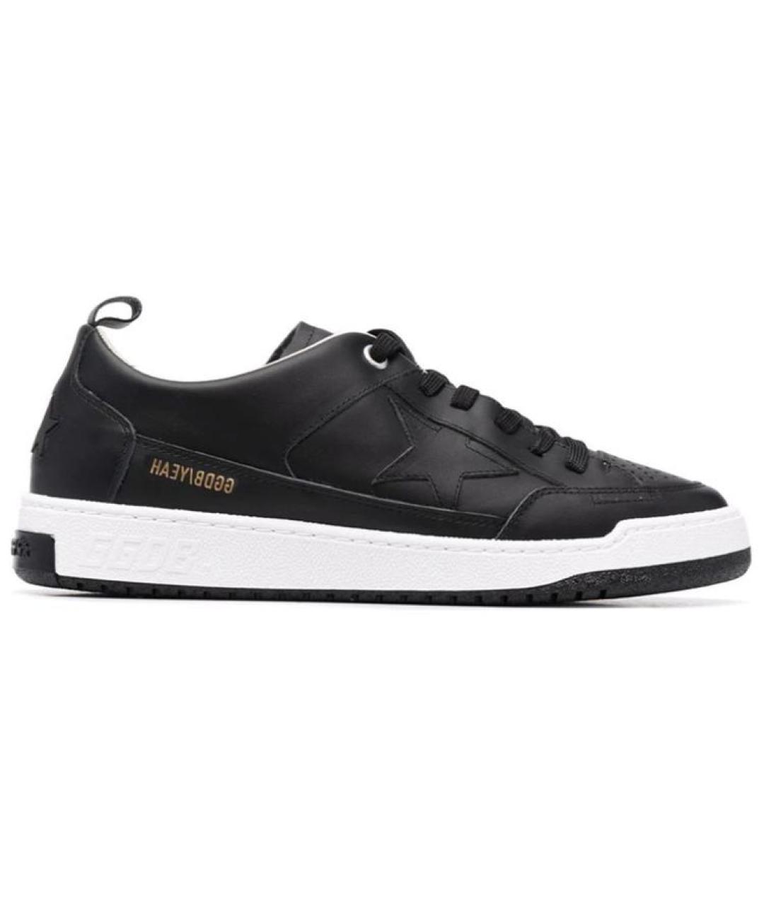 GOLDEN GOOSE DELUXE BRAND Черные низкие кроссовки / кеды, фото 1