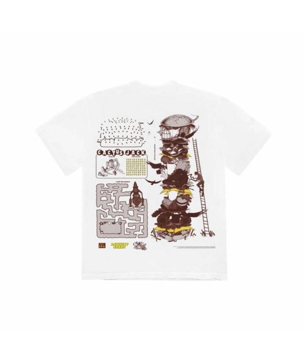CACTUS JACK BY TRAVIS SCOTT Белая хлопковая футболка, фото 2