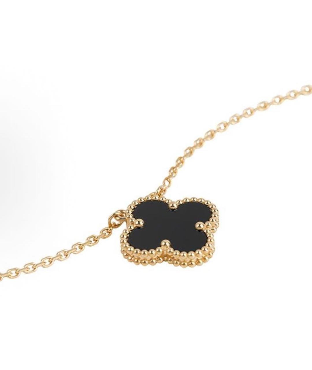 VAN CLEEF & ARPELS Черная подвеска из желтого золота, фото 2