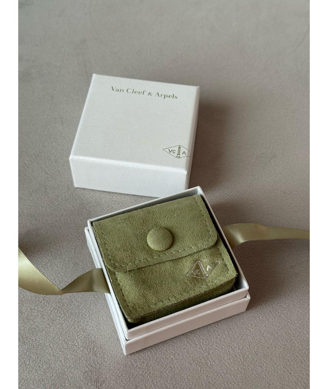 VAN CLEEF & ARPELS Белые серьги из желтого золота, фото 3