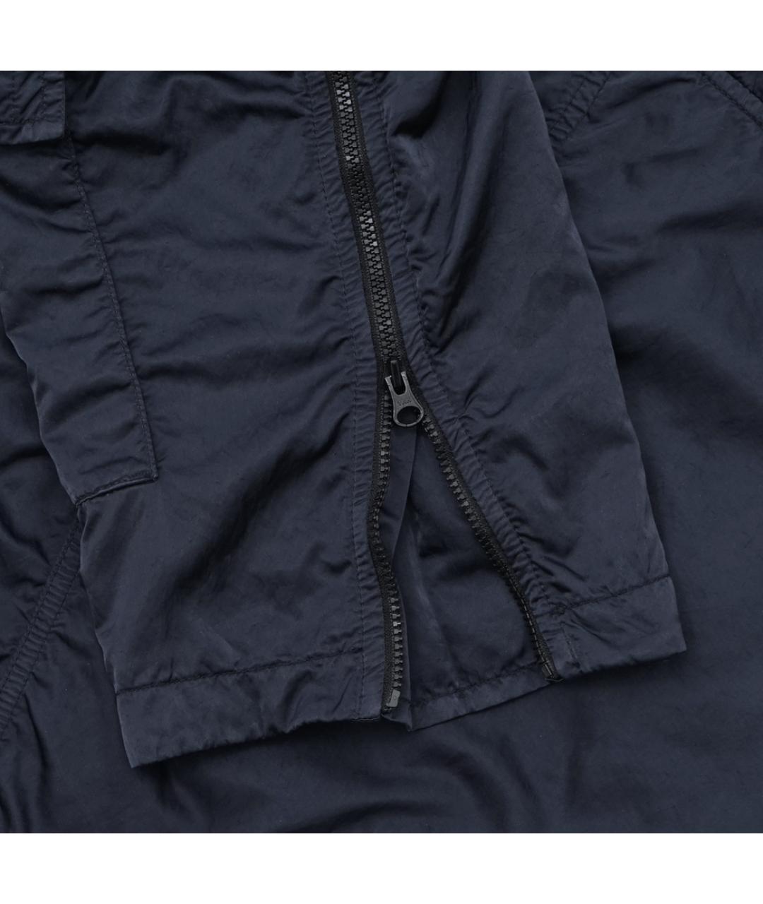 STONE ISLAND Темно-синие полиамидовые повседневные брюки, фото 7