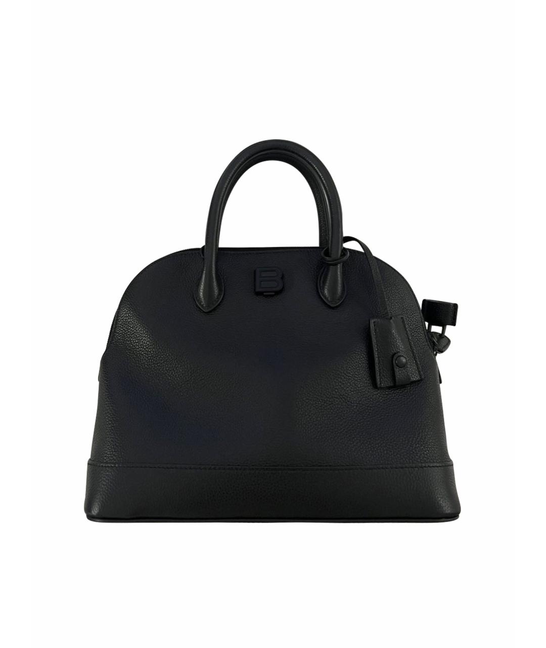 BALENCIAGA Черная кожаная сумка через плечо, фото 1