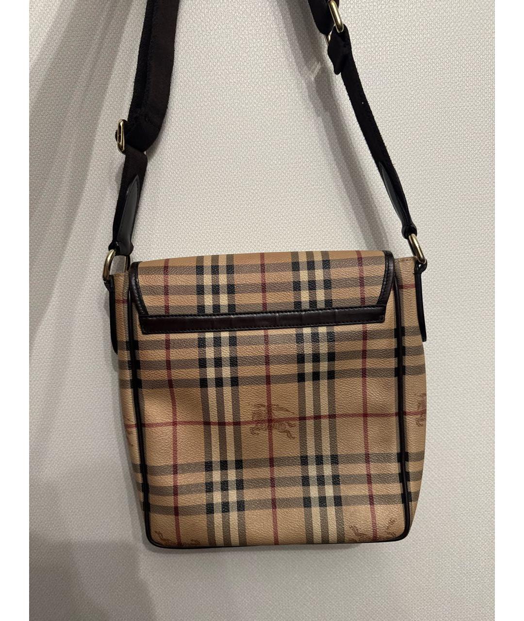 BURBERRY Кожаная сумка через плечо, фото 4